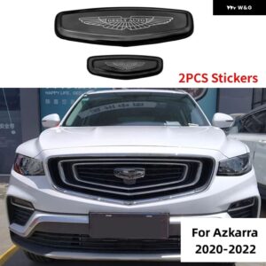 フロントグリル フードロゴ ステッカー ステアリングホイール ホイールキャップエンブレム デカール COOLRAY TUGELLA ATLAS PRO AZKARRA 2015-2022 - For Azkarra 20-22