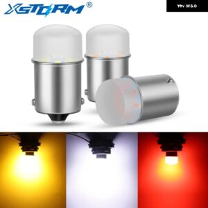 1PC P21W P21 5ワット LED 電球 1156 1157 BA15S BAY15D LED 車信号ランプ R5W R10W DRL デイタイム ランニングライト 12V 自動白黄赤