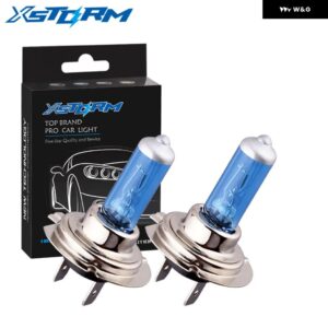 2個 H1 H3 H4 H7 ハロゲン電球 H11 9005 HB3 9006 HB4 100W 12V 5000K 超高輝度 ヘッドライト フォグランプ ドライビングランプ ホワイト - H1