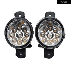 2個 H11 12V LED /ハロゲン フォグライト ライト DRL RENISSAN キャシュカイ / キャシュカイ +2 J10 JJ10 2007-2012 - LED Yellow Light