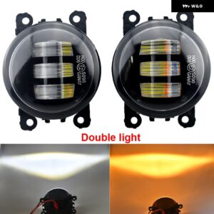 スズキ 2個 フォグライト アセンブリ LED レンズ フォグランプ DRL スイフトスポーツ 2018-21 - Double light