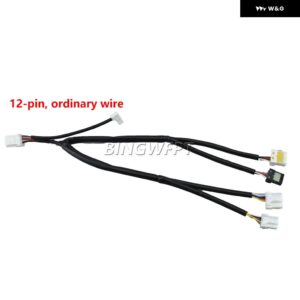 キー スイッチ 接続ワイヤー エラントラ 2012-2015 AT 2012-2014 MT I30 MT ステアリングホイール 加熱非加熱 - 12Pin-Wire