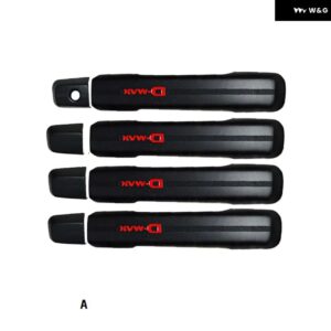 装飾部品 外装ドアハンドルカバー トリムカバー いすゞ D-MAX DMAX 外装カバー アクセサリー 2012-2017 - ONE HOLE A