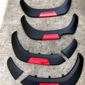 フェンダー フレアハイラックス REVO ロッコサーフ自動フェンダー サイドプレートカバー 2015-19 アクセサリー部品 - Red