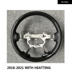 オート ステアリング ホイール プラド FJ150 2010-2017 2018-2021 SWC ステアリング ホイール - 2018 HEAT CARBON