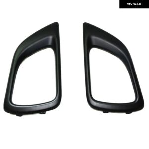 CITYCARAUTO NAVARA NP300 フォグランプ カバー フォグライト ランプフード NAVARA NP300 2014-2017 車 - black