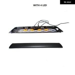 4 ランナーレーシンググリル 4 ランナー 2014-19 フロントバンパー グリルレーシンググリル メッシュカバー - With Light