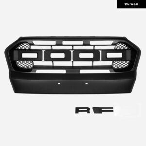 レンジャー T7 レーシンググリル レンジャー T7 XL XLT MK3 WILDTRAK 2015 2016 2017 ピックアップ車 フロントグリル バンパー グリルメッシュ - B no light