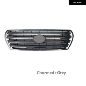 ABS レーシンググリル ランドクルーザー LC200 2008-15 ABS グリル外装オートアクセサリー - Chorme Grey