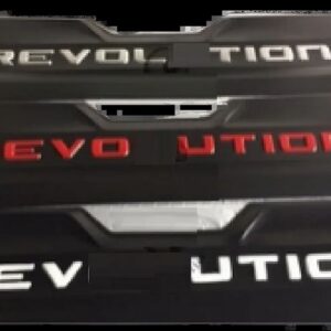 外装オートアクセサリーハイラックス テールゲート カバー 2015-20 ハイラックス REVO ROCCO テールゲート トランク カバー - RED letters
