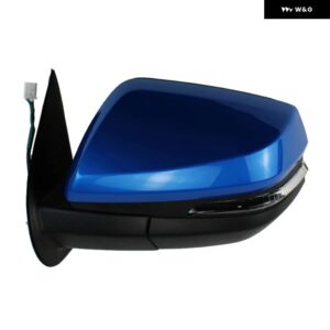 1個 LED バック ミラー サイドドア ミラー アセンブリウィンカーアウトサイド ミラー カメラし T8 ピックアップ 8210200P306A - BLUE LEFT