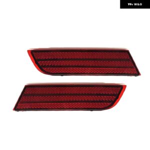 車左右リア バンパー リフレクター ブレーキランプ ハザード灯 ストリップバー VW トゥアレグ 2016 2017 2018 7P6945105A 7P6945106A - Inside 1 Pair