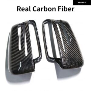 メルセデスカーボン ミラー W204 W207 W212 W176 W218 W221 カーボンキャップ メルセデス A C CLS E CLAクラスカーボン ミラー カバー - Real Carbon Fiber