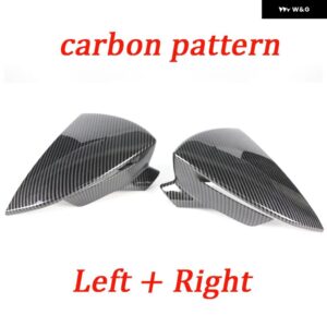 サイド ミラー キャップカーボンセアトレオン MK3 5F ST FR クプライビサ MK5 アロナ KJ7 2017-2019 2020 バック ミラー カバー ケース - Carbon Pattern