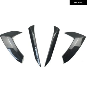 コルベット C8 スティングレイ Z51 4個 セット ドアハンドル ステッカー 2020-2023 カーボンスタイル 車 外装 トリム カバー - Carbon Fiber Style