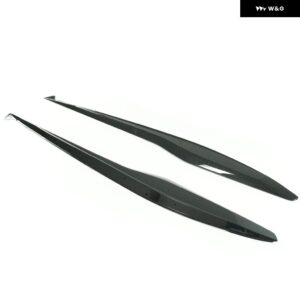 サイドスカート コルベット C8 2023-2024 Z06 ワイドボディ バージョン とフィットカーアクセサリーマット/カーボンルック - Glossy Black