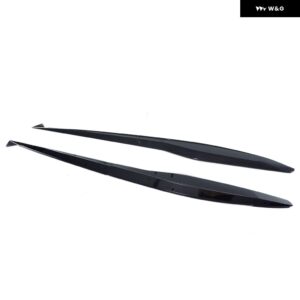 コルベット C8 2023-2024 Z06 サイドスカートとフィットワイドボディ バージョン カーアクセサリーマット/カーボンルック - Glossy Black