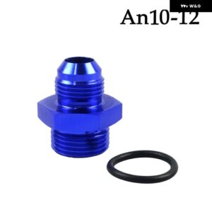 AN6-06AN/AN6-08AN/AN8-AN06/AN8-08AN/AN8-10AN/AN10-10AN/AN10-AN12 オス - ストレートカットオス継手 アダプター O リング付き - AN10-12