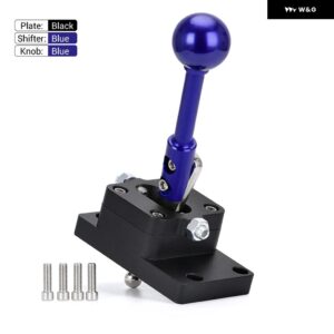 6スピード ショートスローシフター ベース シフト ノブビレット 付き 93-02 カマロ/ファイアバード F ボディ LS1 PDZ03 用 - Blue