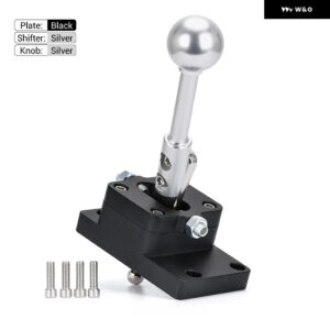 6スピード ショートスローシフター ベース シフト ノブビレット 付き 93-02 カマロ/ファイアバード F ボディ LS1 PDZ03 用 - Silver