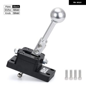 6スピード ショートスローシフター ベース シフト ノブビレット 付き 93-02 カマロ/ファイアバード F ボディ LS1 PDZ03 用 - PQY LOGO