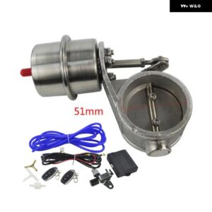 NEW 真空作動エキゾーストカットアウト 2インチ51MM 2.4インチ60MM 2.5インチ63MM クローズスタイル ワイヤレス リモコンセット 付き - 51MMACC02