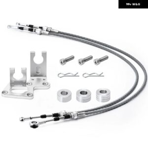 シフター ケーブル WITHTRANS ブラケット シフト リンケージ RSX K20 K20A K24 Kシリーズ EG EK DC2 レースタイプ S K-スワップ車両 SBP04 - Full Set