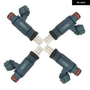 49033-0010 燃料 インジェクター カワサキ ZX14 2006-2007 プラスチック 1個 490330010 ブラック カワサキ KFX450R 2008-2014 - 4 pieces