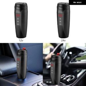 400 ミリリットルポータブル車用電気湯沸かし器高速沸騰スピードコーヒーティーカップ - 12V