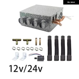 自動車補助ヒーターキット 4 ベント フロントガラス デミスター簡単に高さインストール - 12V