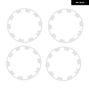 ホイールリム プロテクター タイヤカバー 20インチ ホイールホイールキャップ 4個 - WHITE