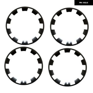 ホイールリム プロテクター タイヤカバー 20インチ ホイールホイールキャップ 4個 - black