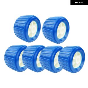 4/6個 ボートリブウォブルローラー交換マリンリブローダートレーラー抵抗 - 6pcs