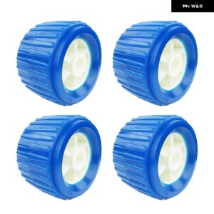 4/6個 ボートリブウォブルローラー交換マリンリブローダートレーラー抵抗 - 4pcs