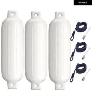 3個 ボートフェンダー バンパー ヨットインフレータブルマリンスピードボートマリーナ 11 40 CM防止係留 クッション - 3pcs Fenders F