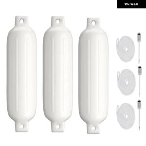 3個 ボートフェンダー バンパー ヨットインフレータブルマリンスピードボートマリーナ 11 40 CM防止係留 クッション - 3pcs Fenders G
