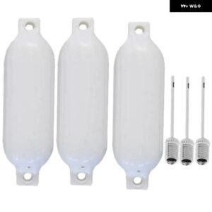 3個 ボートフェンダー バンパー ヨットインフレータブルマリンスピードボートマリーナ 11 40 CM防止係留 クッション - 3pcs Fenders B