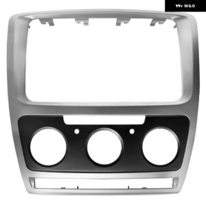 2DIN カーラジオ フェイシア ステレオ DVD パネル 再装着フレーム フェイシア トリム インストール マウント シュコダ オクタ マニュアル A/C 自動 A/C - MANUAL AC