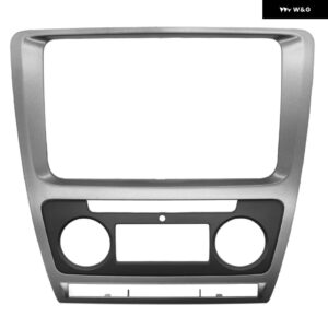 2DIN カーラジオ フェイシア ステレオ DVD パネル 再装着フレーム フェイシア トリム インストール マウント シュコダ オクタ マニュアル A/C 自動 A/C - AUTO AC