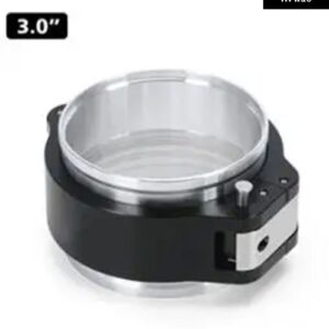 アルミ HD V バンドクランプ + フランジ システム アセンブリ 3.0/2.5/3.5インチ ラジエーター ホースターボダンプ パイプ 用 - 3inch without logo