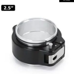 アルミ HD V バンドクランプ + フランジ システム アセンブリ 3.0/2.5/3.5インチ ラジエーター ホースターボダンプ パイプ 用 - 2.5inch without logo