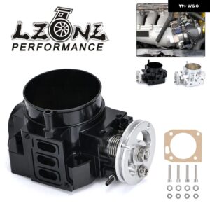 スロットルボディ RSX DC5 シビック SI EP3 K20 K20A 70MM CNC インテーク スロットルボディ パフォーマンス JR6951 - black