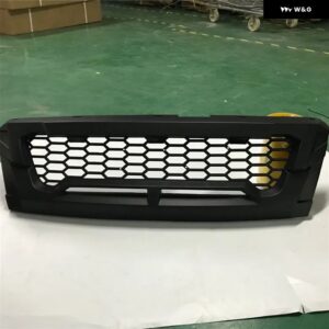 マットブラックフロント レーシンググリル グリル フロント バンパー マスクカバー フィット DMAX D-MAX 2016-2018 2012-2015 グリル 自動車 外装 カバー - NO LED 2016-20