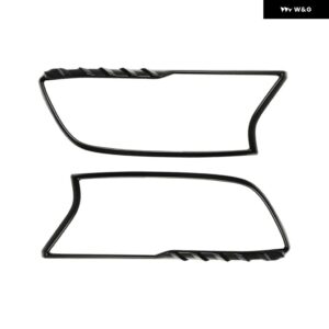 カー スタイリング モールド 外装 トリム プレートカバー フィットレンジャー T7 T8 XL XLT WILDTRACK MK2 MK3 フロントリアテールランプライトカバー - HEADCOVER