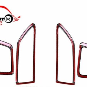 8ピース ステンレス ステル インテリア 窓プレートカバー インテリア ボタン パネル カバー エベレスト EMDEAVOUR 2016 2017 - SILVER 4PCS2