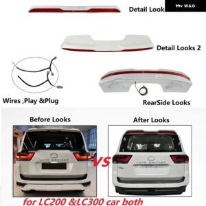 自動 LED リア スポイラー ランド クルーザー LC200 LC300 2009-2021 2022-2025 リア スポイラー オートアクセサリー - LC200