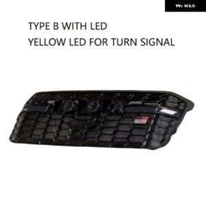 フロント レーシンググリル ランド クルーザー LC300 2023 2024 2025 フロントグリル 自動 LED - Type B
