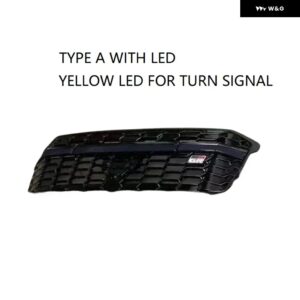 フロント レーシンググリル ランド クルーザー LC300 2023 2024 2025 フロントグリル 自動 LED - Type A