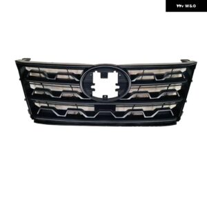 フロント レーシンググリル フォーチュナー 2023 2024 2025 SUV ABS グリル メッシュマスクカバー 自動 - full Black