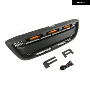 ABS グリル レンジャー 1998 1999 2000 フロント レーシンググリル グリル ABS メッシュマスク CCOVER カーパーツ - WITH LED